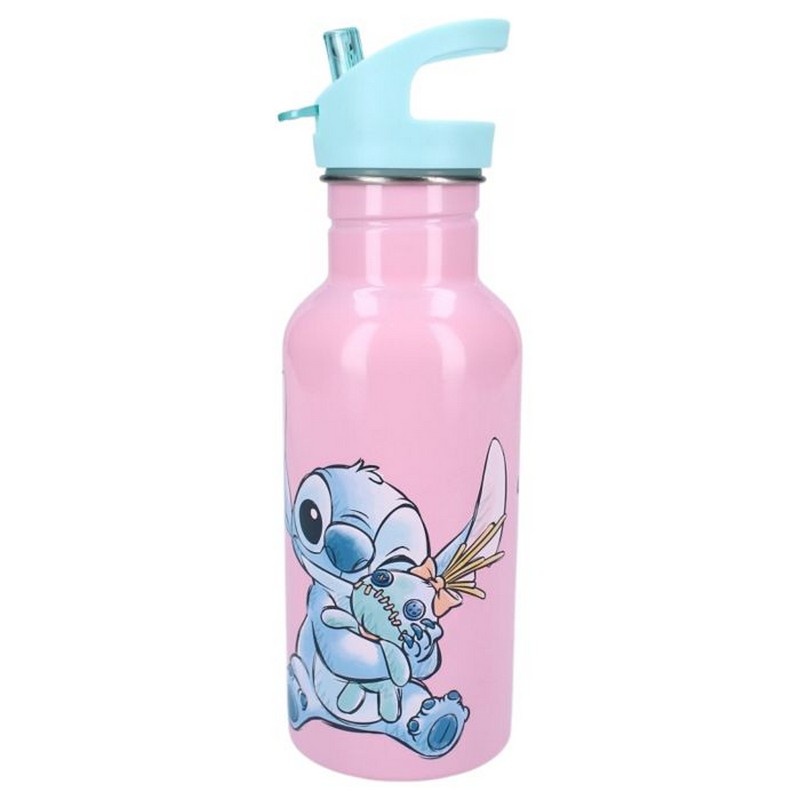 Lilo & Stitch Scrump Drikkedunk Lyserød (7 x 7 x 22 cm) | Lilo & Stitch Lommelærke / Drikketilbehør - Temashop