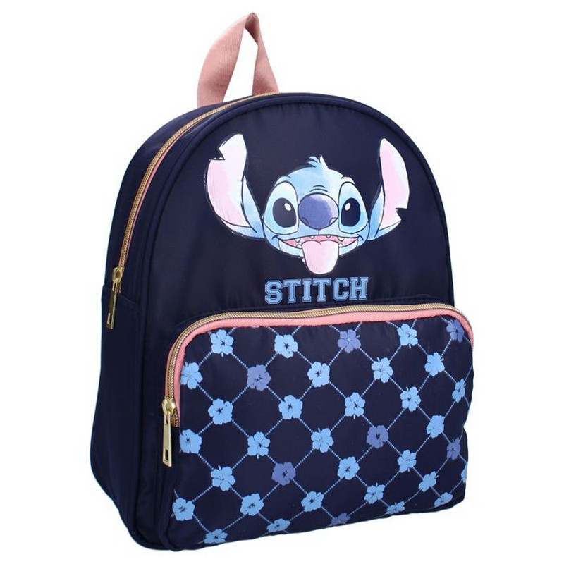 Lilo & Stitch Rygsæk Mørkeblå (30 x 25 x 10 cm) | Lilo & Stitch Taske / Pung - Temashop