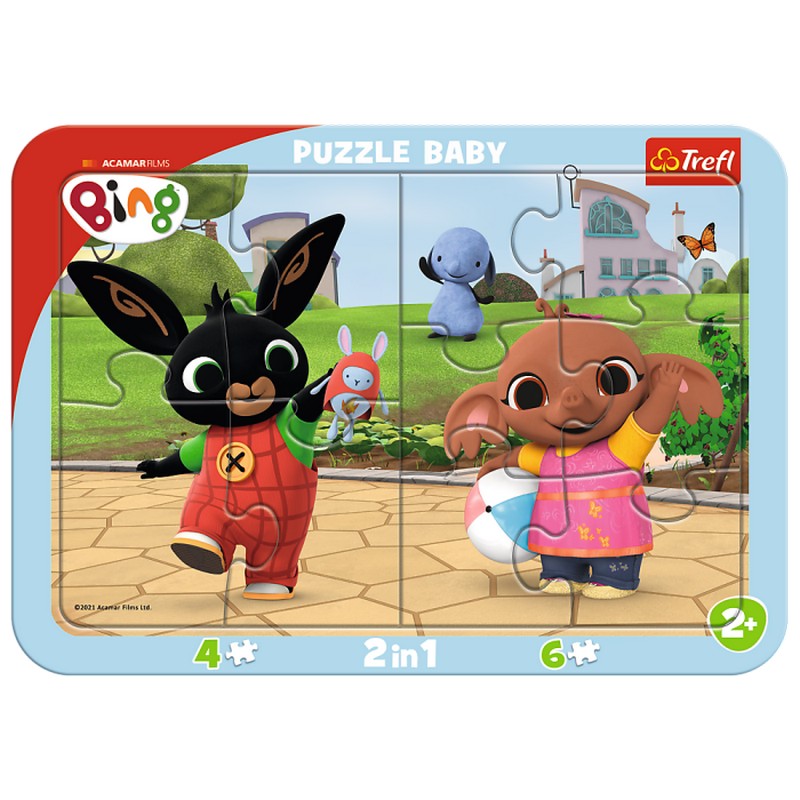 Bing Baby Puslespil 2-i-1 | Bing Puslespil - Temashop