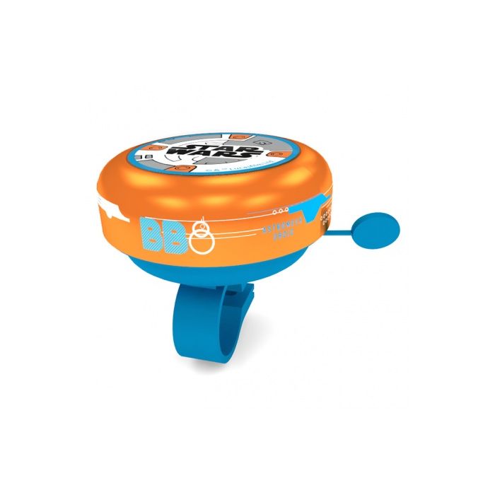 Star Wars Cykelklokke Orange (Ø 5,5 cm) | Star Wars Cykeludstyr - Temashop