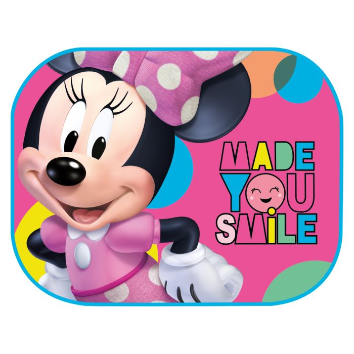 Minnie Mouse Solskærme Til Bil Pink (44 x 35 x 1 cm) | Minnie Mouse Bildekoration - Temashop