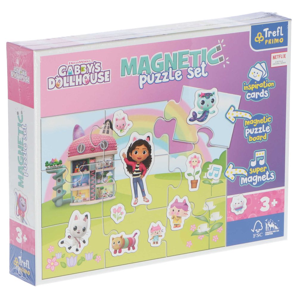 Gabby's Dollhouse Magnetisk Puslespil (27 x 20 cm) | Gabbys Dollhouse Puslespil - Temashop
