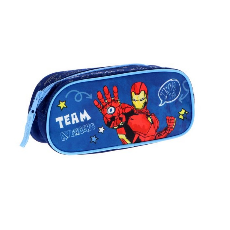 Iron Man Penalhus Blå (22 x 10 x 5 cm) | Iron Man Penalhuse - Temashop