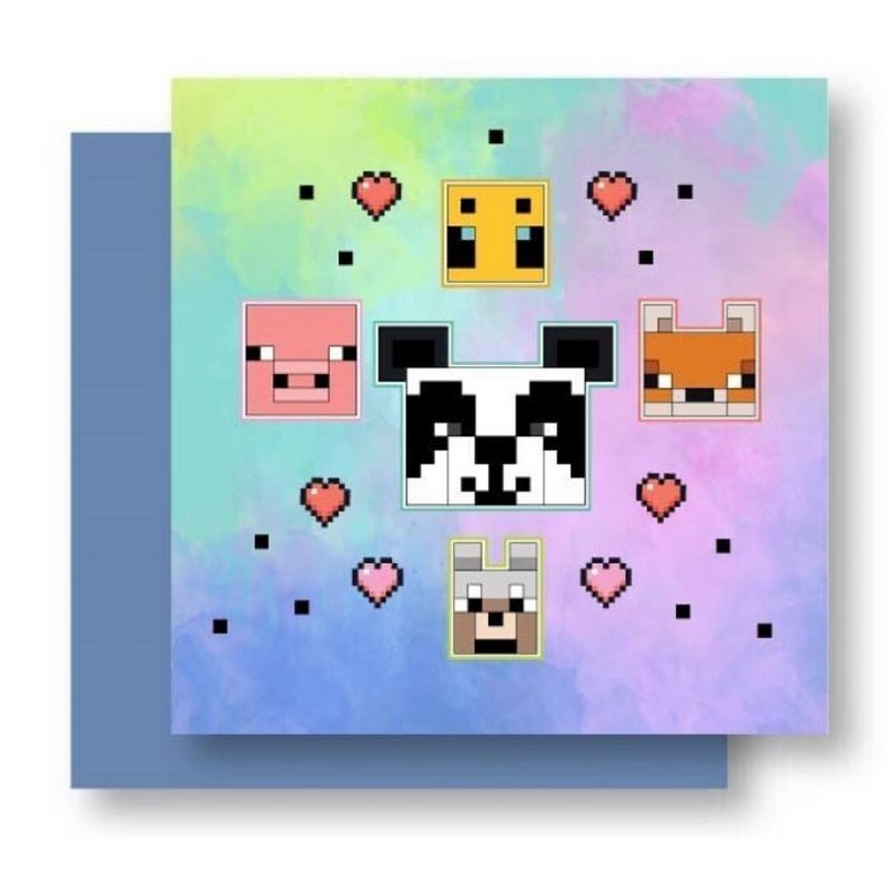 Minecraft Pyjamas Pude (35 x 35 x 8 cm) | Minecraft Puder - Temashop