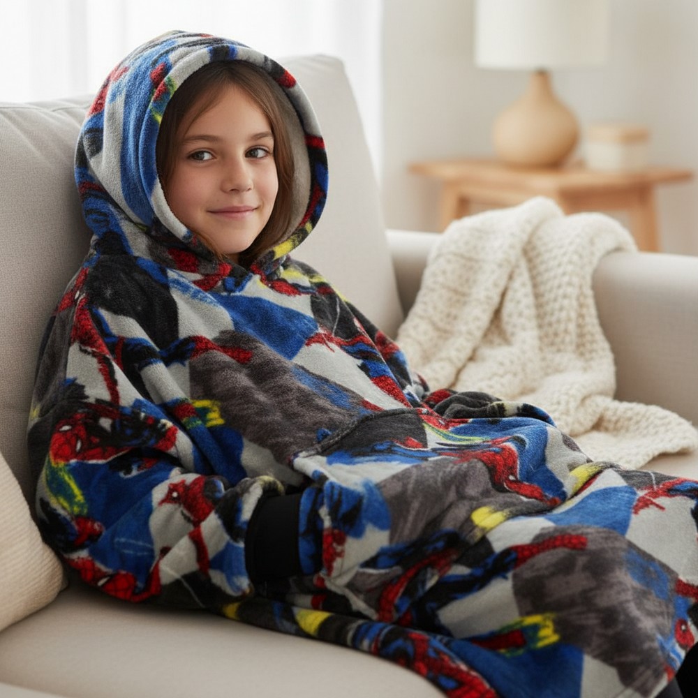 Spiderman® Børne Tæppehoodie