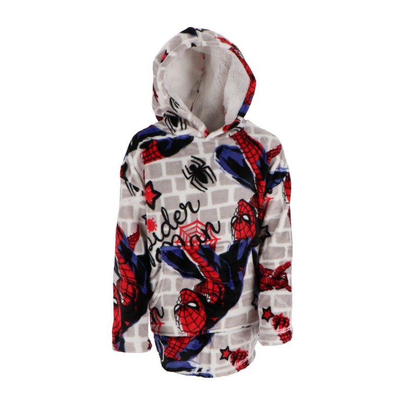 Spiderman® Børne Tæppehoodie Rød