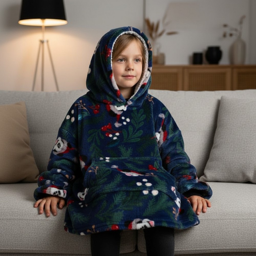Mickey Mouse Børne Tæppehoodie | Mickey Mouse Hoodie - Temashop