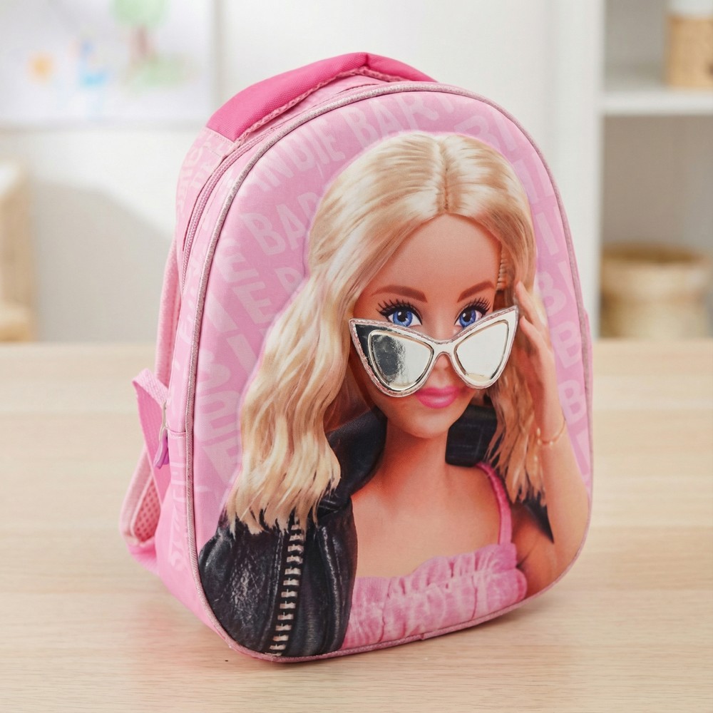 Barbie Rygsæk Lyserød (26 x 35 x 10 cm) | Barbie Taske / Pung - Temashop