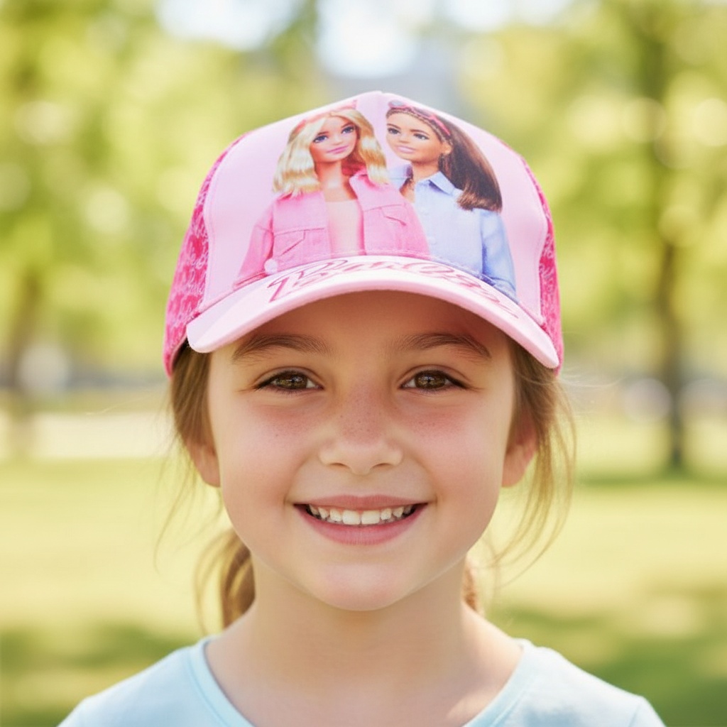 Barbie Kasket Lyserød | Barbie Hat / Hue / Hjelm - Temashop