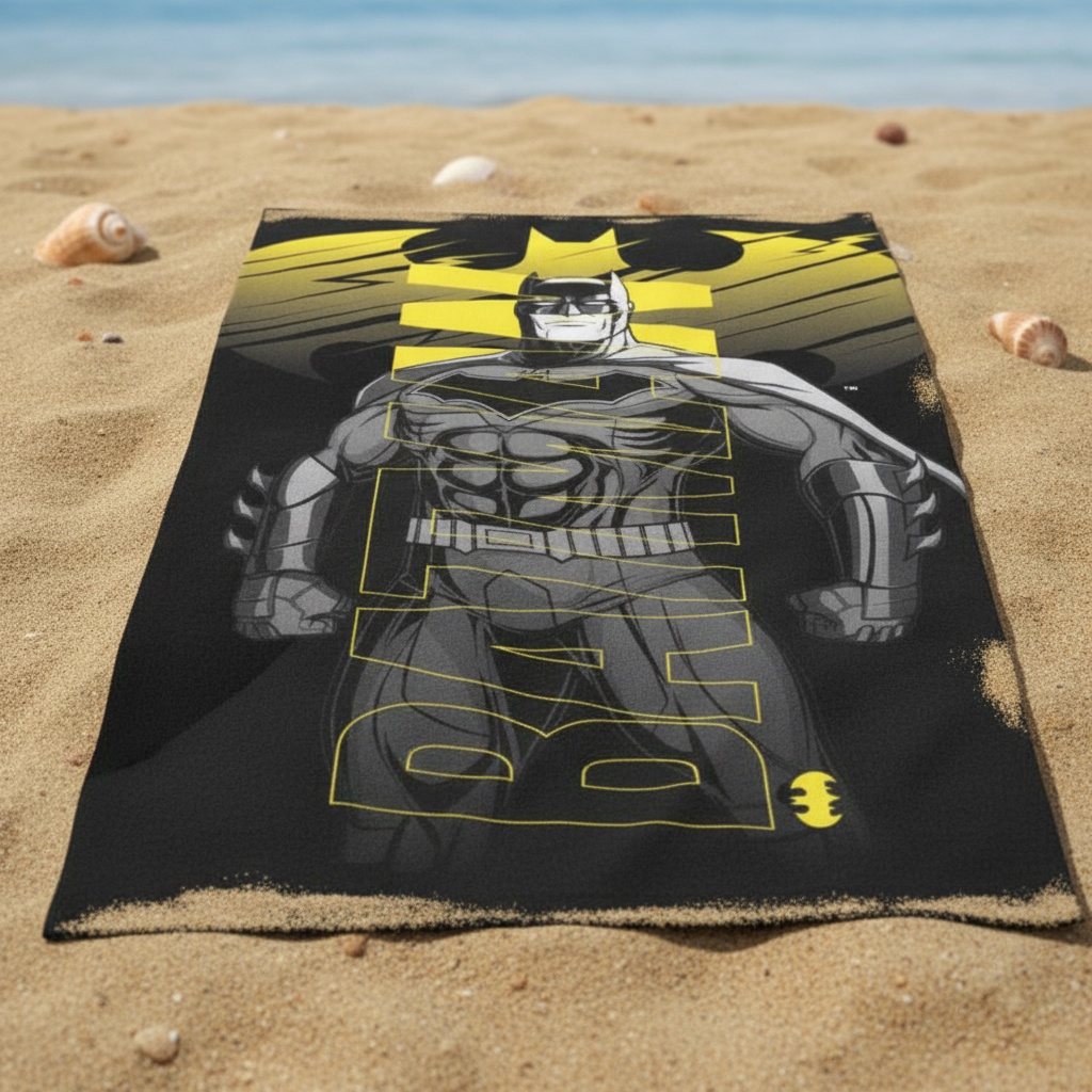 Batman Strandhåndklæde (70 x 140 cm) | Batman Håndklæder - Temashop