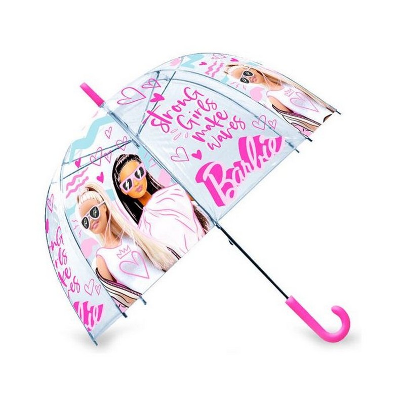 Barbie Blomster Paraply (46 cm) | Barbie Paraply - Temashop