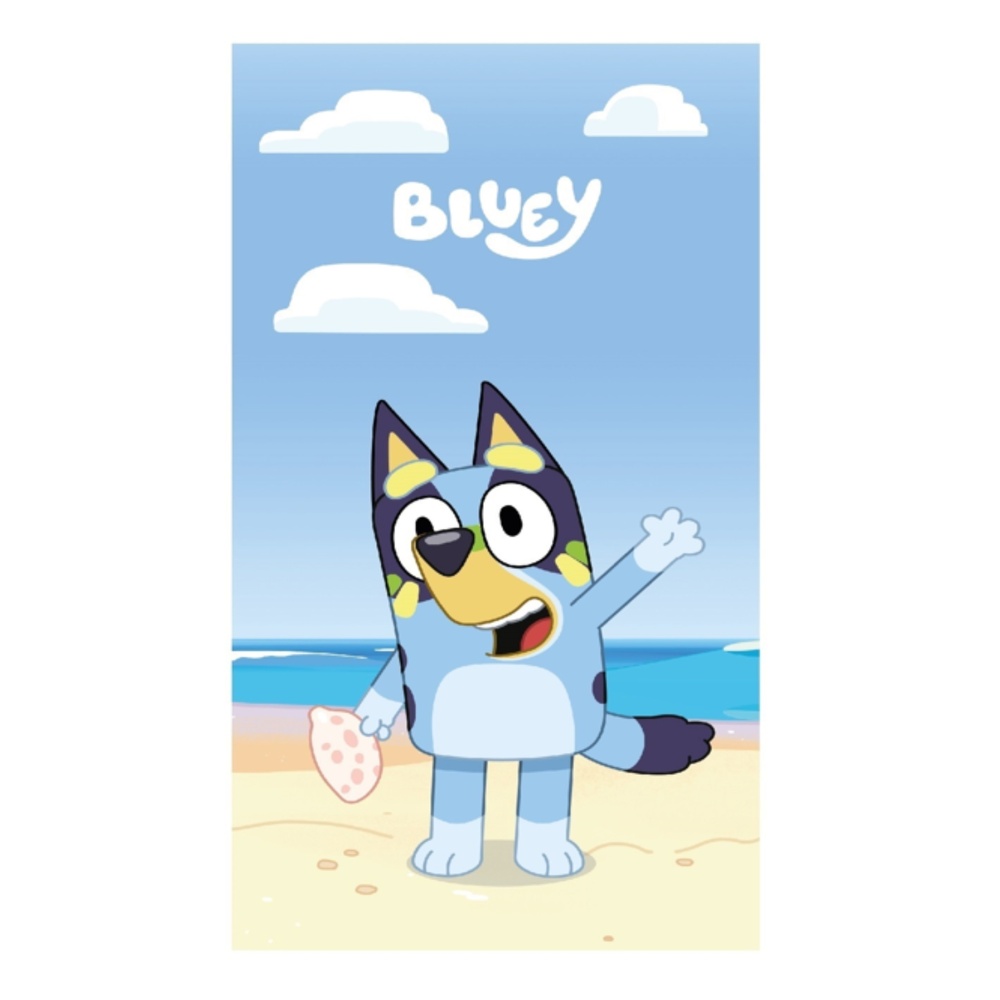 Bluey Strandhåndklæde (70 x 140 cm) | Bluey Håndklæder - Temashop