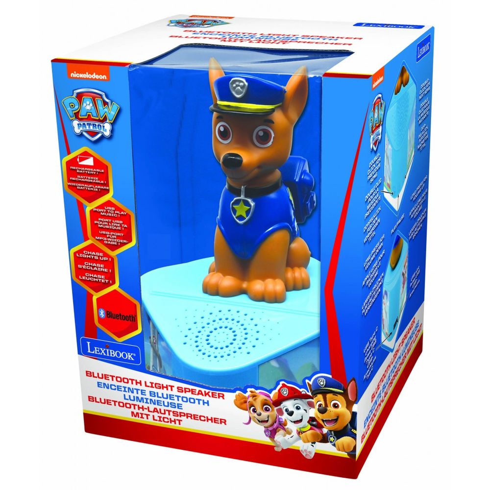 Paw Patrol Bluetooth Højttaler Med Lys (21 x 16 cm) | Paw Patrol Højttalere - Temashop