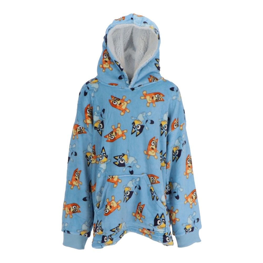 Bluey Tæppehoodie Til Børn | Bluey Hoodie - Temashop