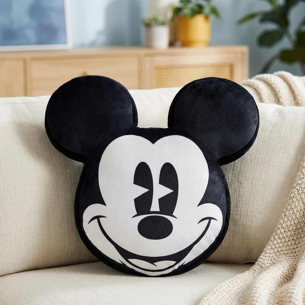 Mickey Mouse Hovedformet Pude (40 x 40 x 7 cm) | Mickey Mouse Puder - Temashop