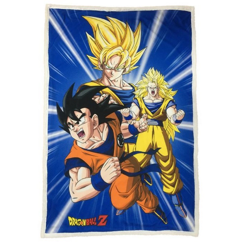 Dragon Ball Z Fleecetæppe (100 x 150 cm) | Dragon Ball Z Tæpper - Temashop