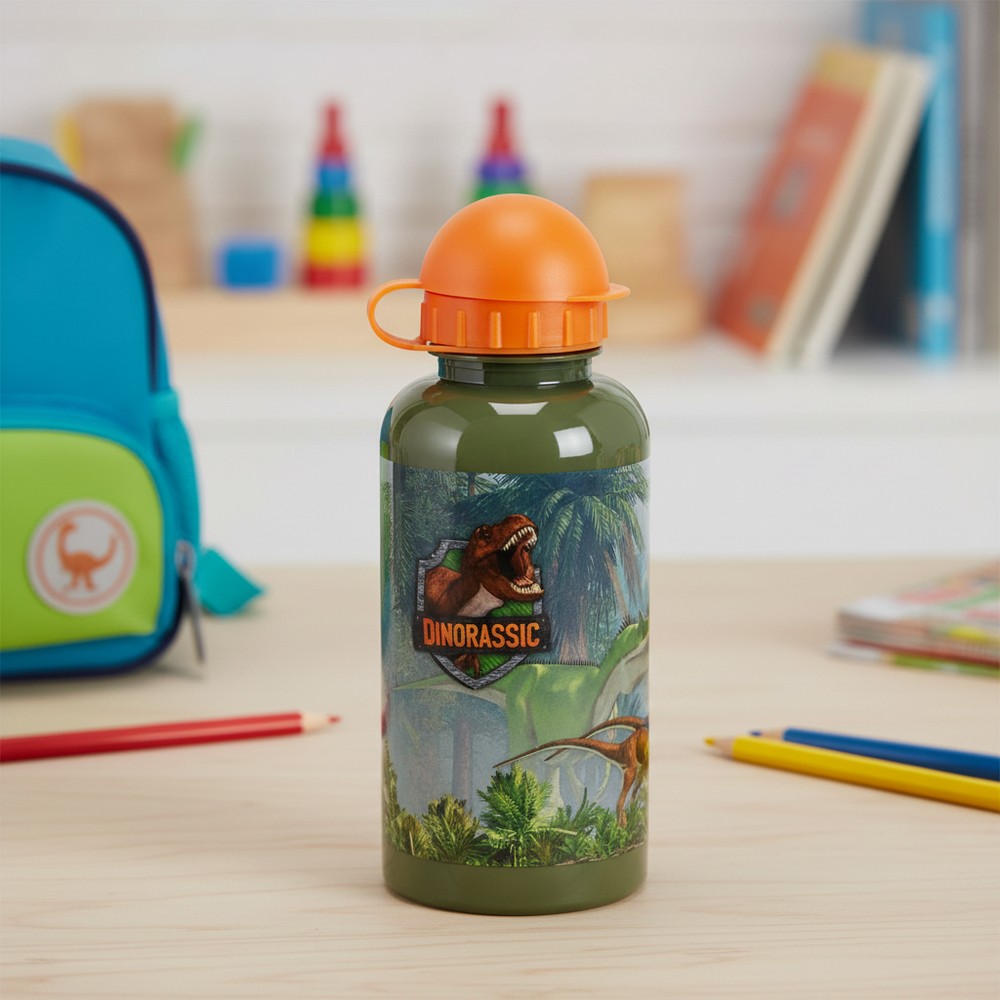 Dinosaur Drikkedunk (17 x 7 cm, 400 ml) | Dinosaurus Lommelærke / Drikketilbehør - Temashop