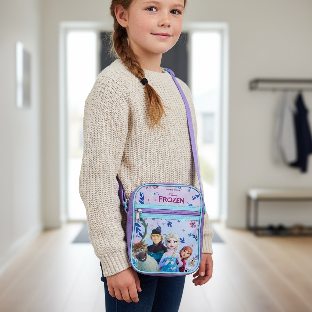 Frozen Mini Skuldertaske (15,5 x 5,5 x 21 cm) | Frost Taske / Pung - Temashop