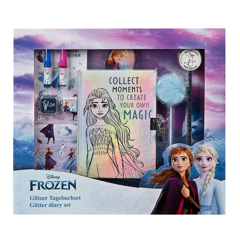Frozen Hemmelig Dagbog Med Lås | Frost Bøger - Temashop