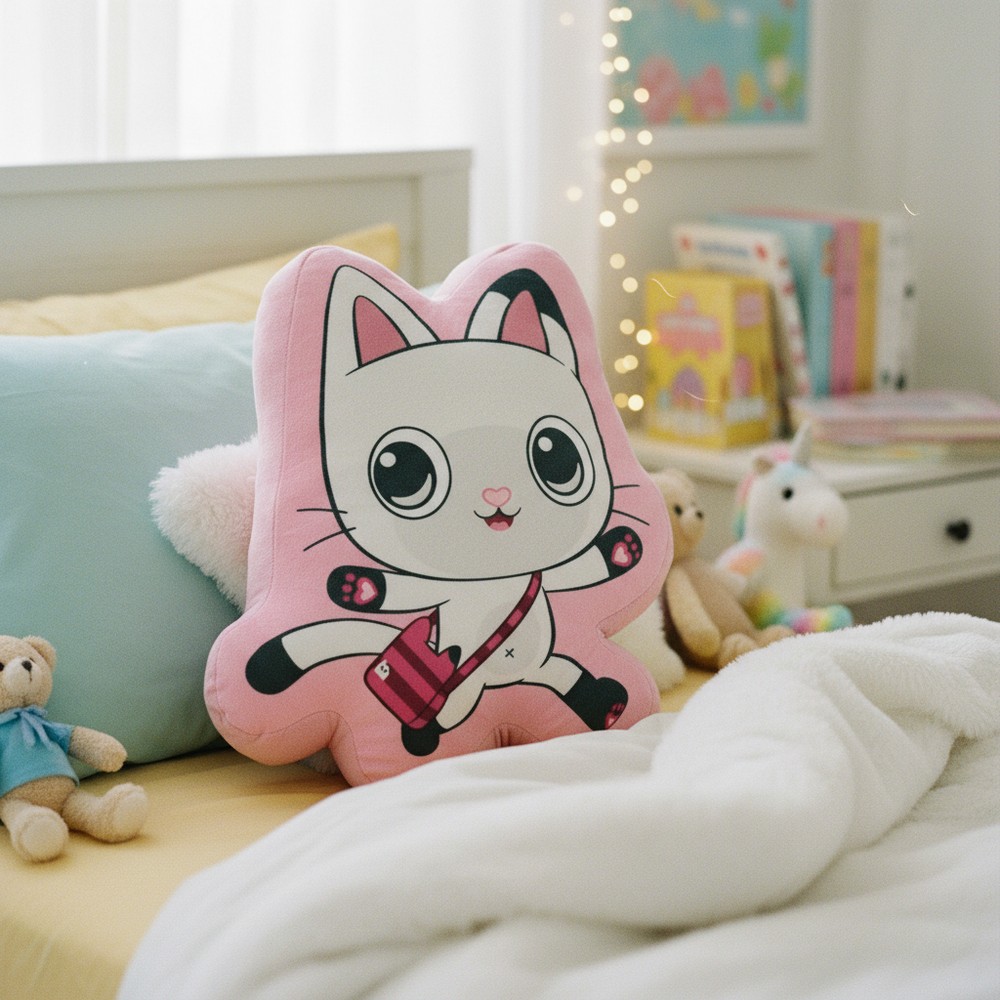 Gabbys Dukkehus Pandy Paws Pude (40 x 40 x 5 cm) | Gabbys Dollhouse Puder - Temashop