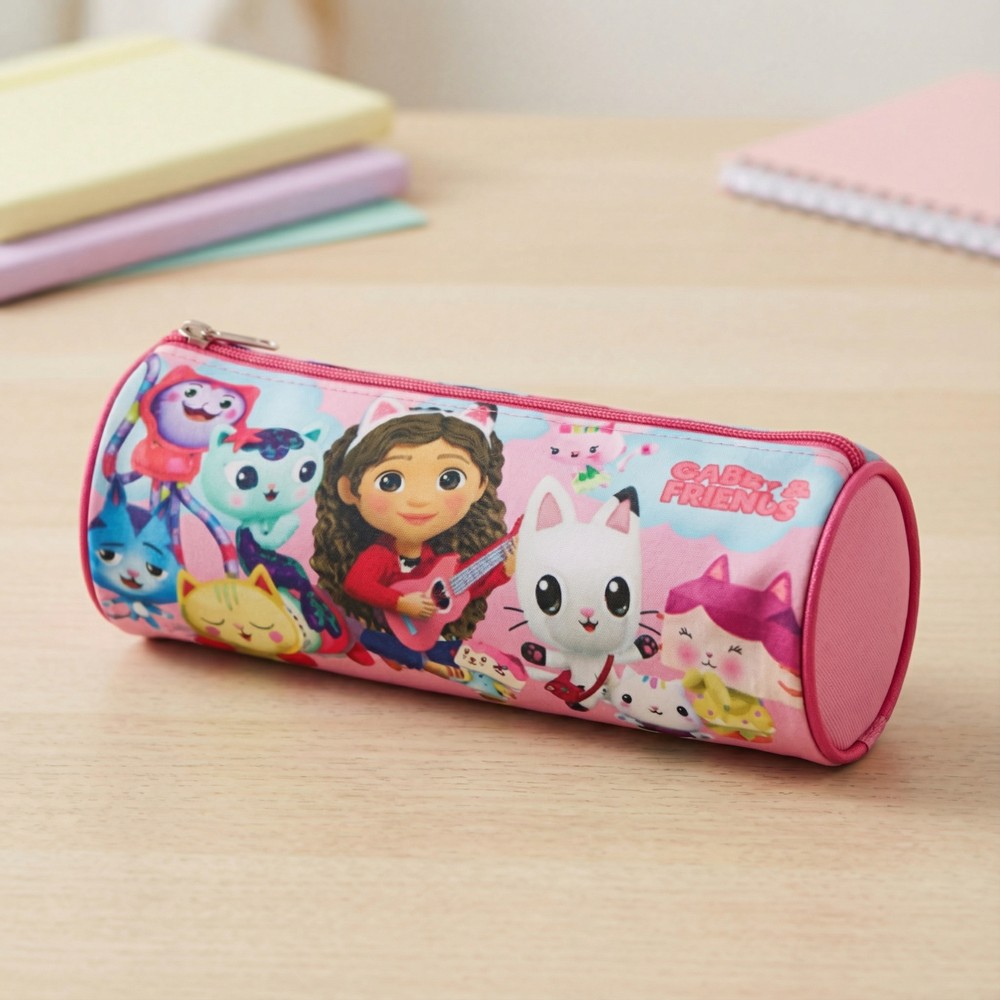 Gabby's Dollhouse Rundt Penalhus Pink (23 x 8 x 8 cm) | Gabbys Dollhouse Penalhuse - Temashop