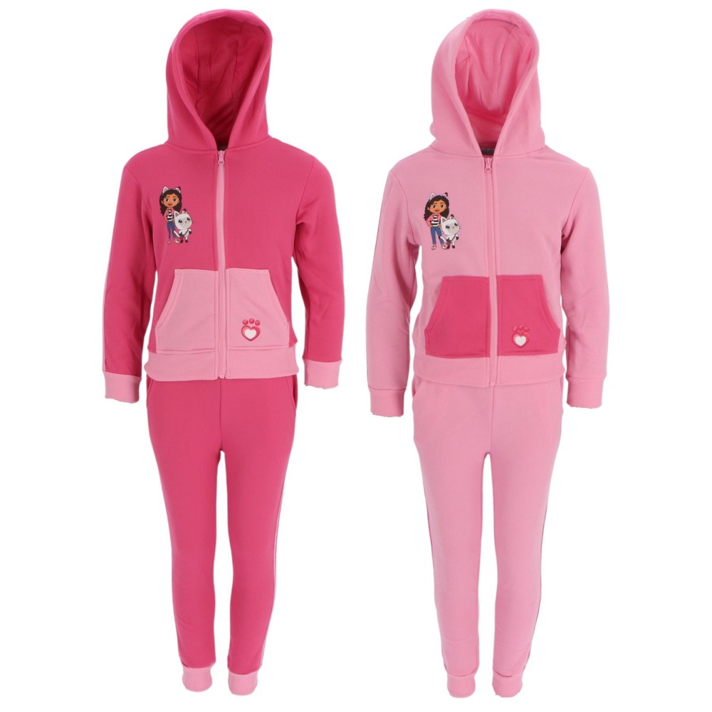 Gabbys Dukkehus Gabby & Pandy Joggingsæt Lyserød | Gabbys Dollhouse Hoodie - Temashop