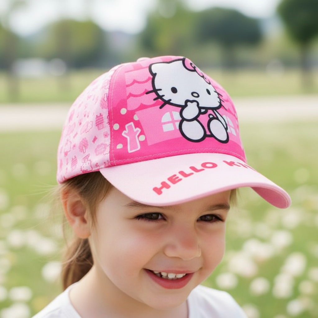 Hello Kitty Kasket Pink | Hello Kitty Hat / Hue / Hjelm - Temashop