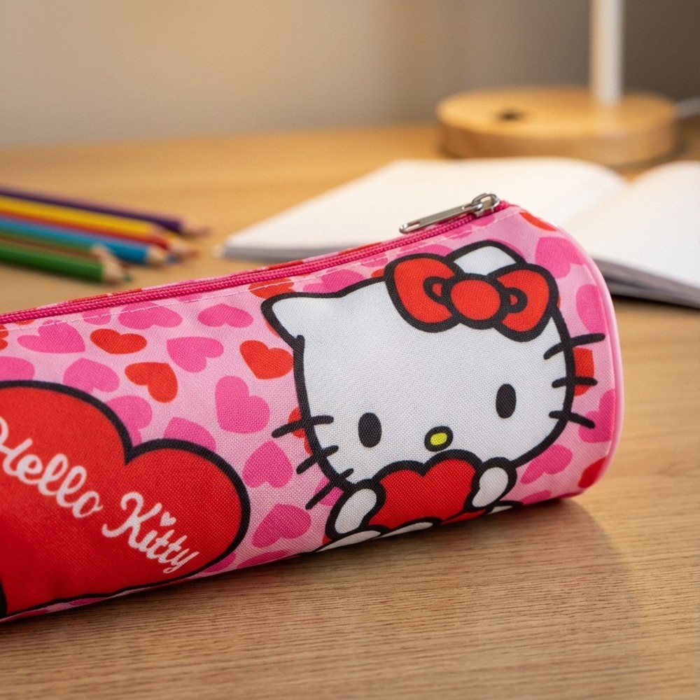 Hello Kitty Love Penalhus Lyserød (23 x 8 x 8 cm) | Hello Kitty Penalhuse - Temashop