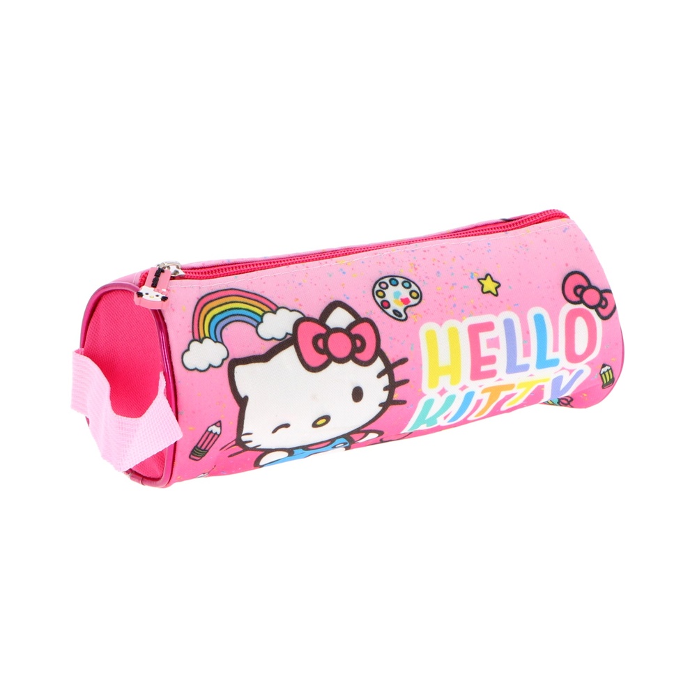 Hello Kitty Rundt Penalhus (23 x 9 x 9 cm) | Hello Kitty Penalhuse - Temashop