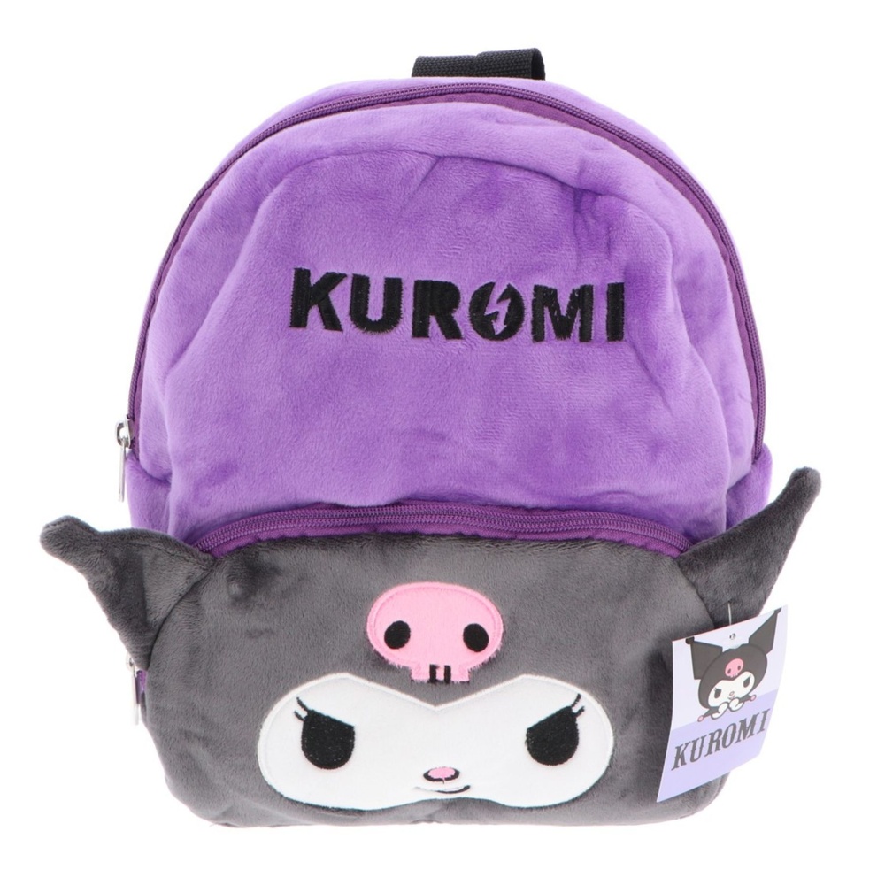 Hello Kitty Kuromi Plys Rygsæk (24 x 30 x 8 cm) | Hello Kitty Taske / Pung - Temashop
