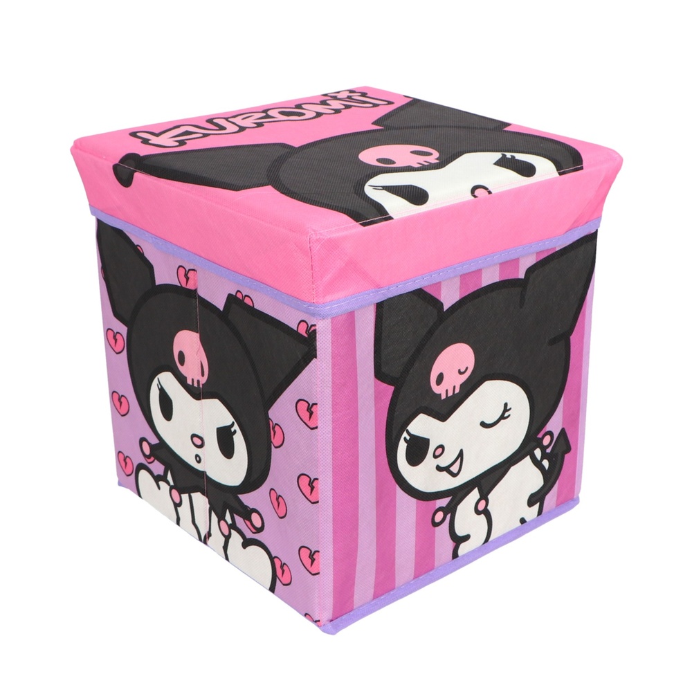 Hello Kitty Kuromi Opbevaringskasse (30 x 30 x 30 cm) | Hello Kitty Æsker - Temashop