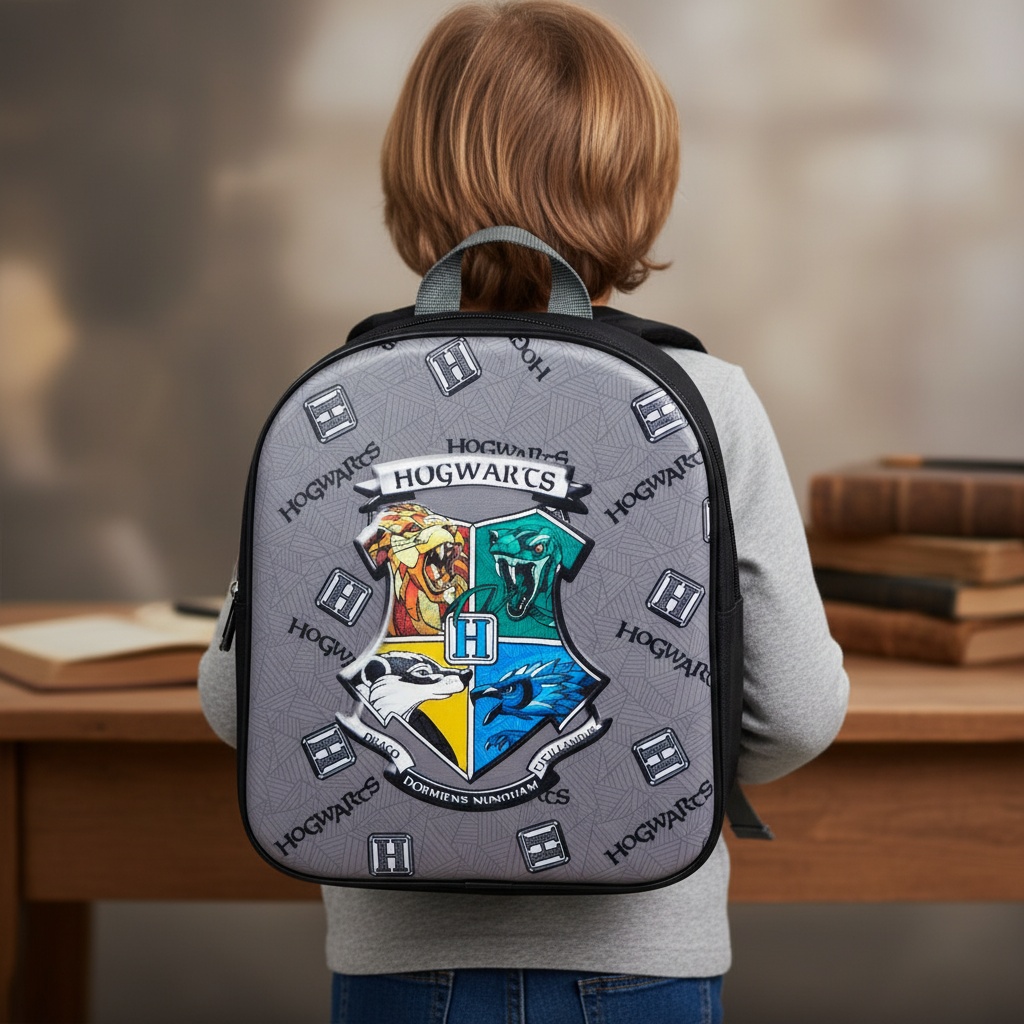 Harry Potter Kollegie Rygsæk (30 x 26 x 10 cm) | Harry Potter Taske / Pung - Temashop