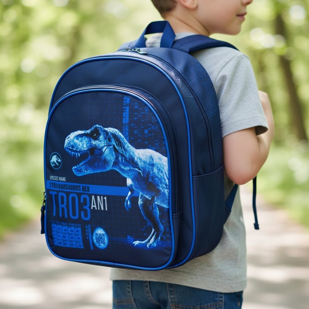 Jurassic World T-Rex Rygsæk (30 x 25 x 10 cm) | Dinosaurus Taske / Pung - Temashop