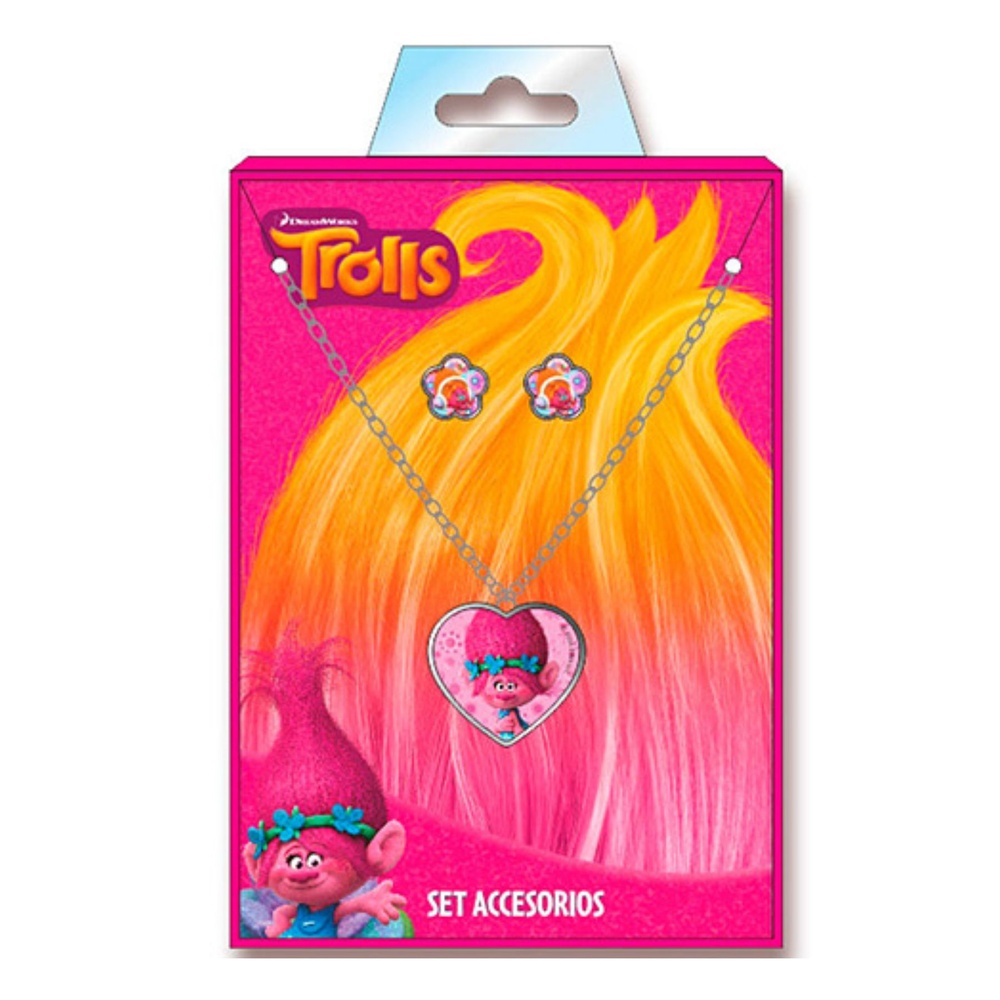Trolls Smykkesæt | Trolls Smykkesæt - Temashop