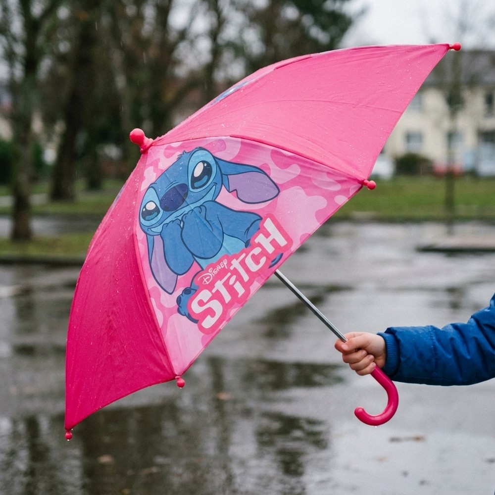 Lilo & Stitch Paraply Pink (70 x 70 x 55 cm) | Lilo & Stitch Paraply - Temashop