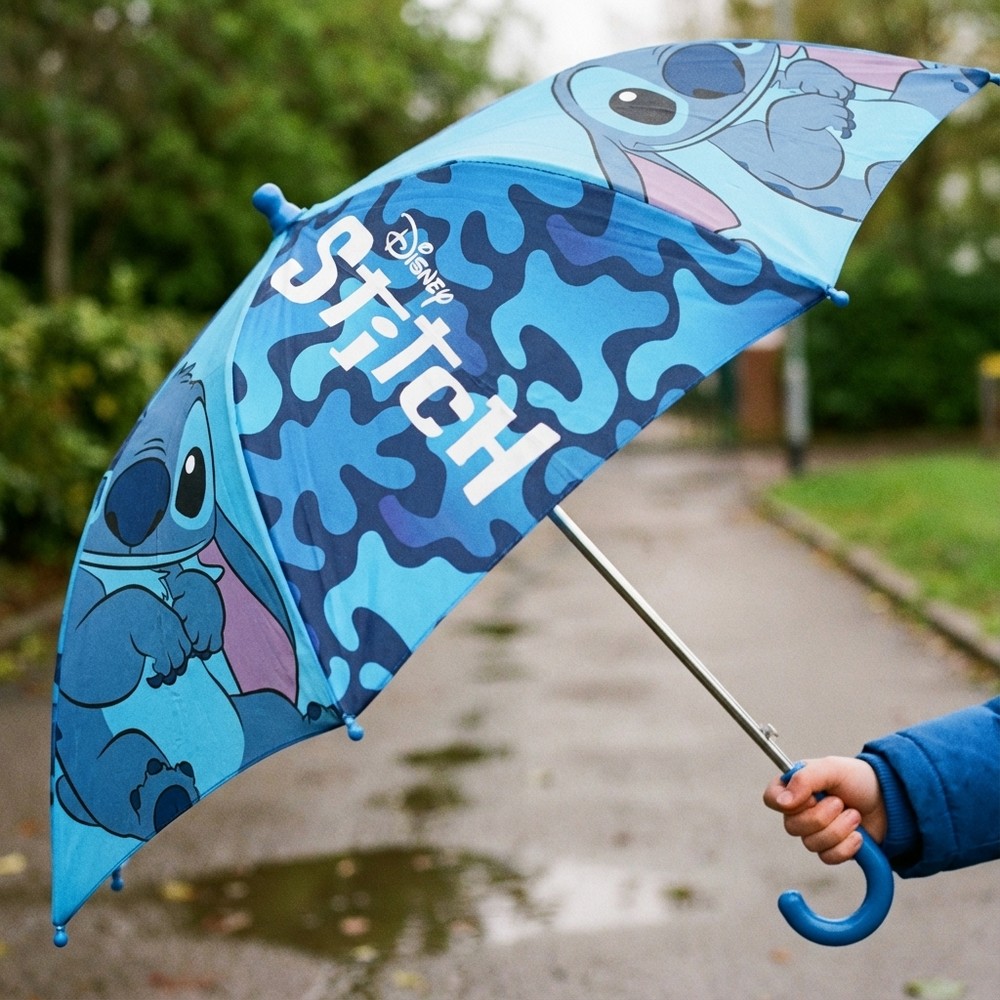 Lilo & Stitch Paraply Blå (65 x 78 x 78 cm) | Lilo & Stitch Paraply - Temashop