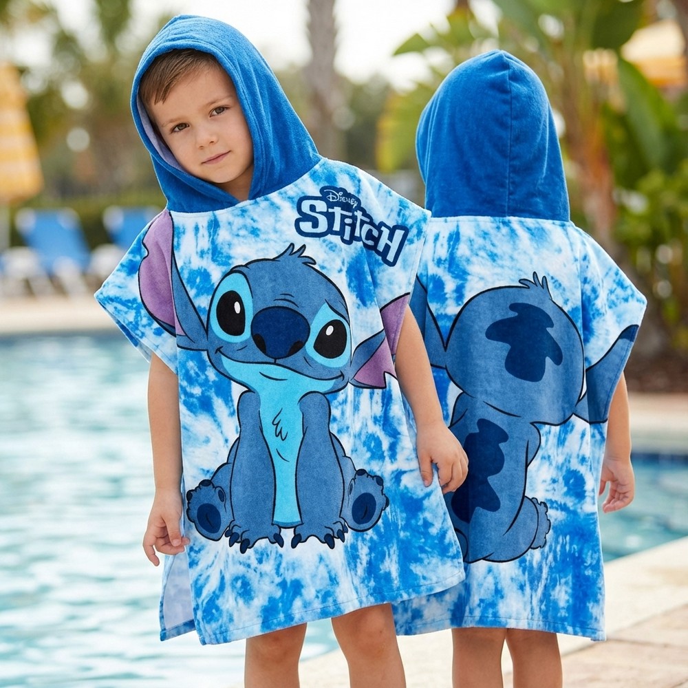Lilo & Stitch Håndklædeponcho (50 x 100 cm) | Lilo & Stitch Overdel - Temashop