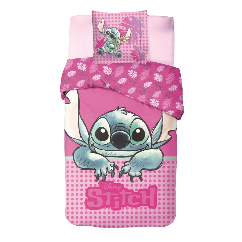 Lilo & Stitch Scrump Sengetøj (140 x 200 cm & 60 x 70 cm) | Lilo & Stitch Sengetøj - Temashop