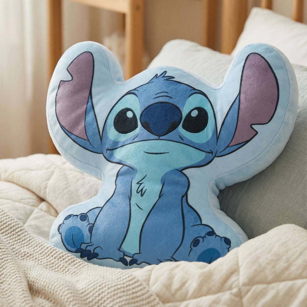 Lilo & Stitch Pude Lyseblå (40 cm) | Lilo & Stitch Puder - Temashop