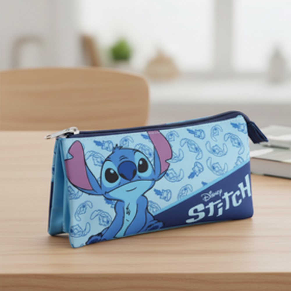 Lilo & Stitch Penalhus Lyseblå (22,5 x 12 cm) | Lilo & Stitch Penalhuse - Temashop