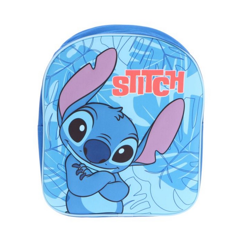 Lilo & Stitch Cool Stitch Rygsæk Blå (30 x 26 x 10 cm) | Lilo & Stitch Taske / Pung - Temashop