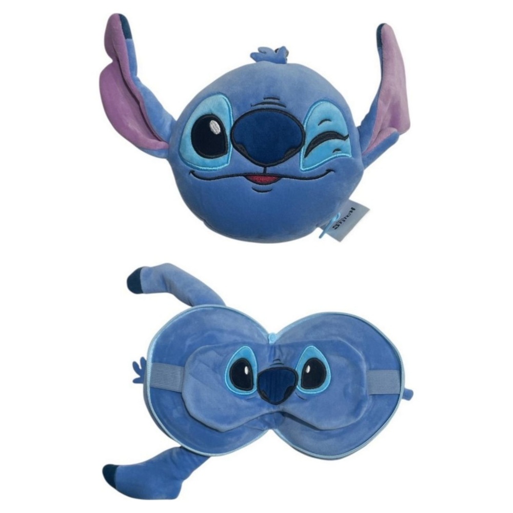 Stitch Sovemaske & Rejsepude (18 x 17 cm) | Stitch Puder - Temashop
