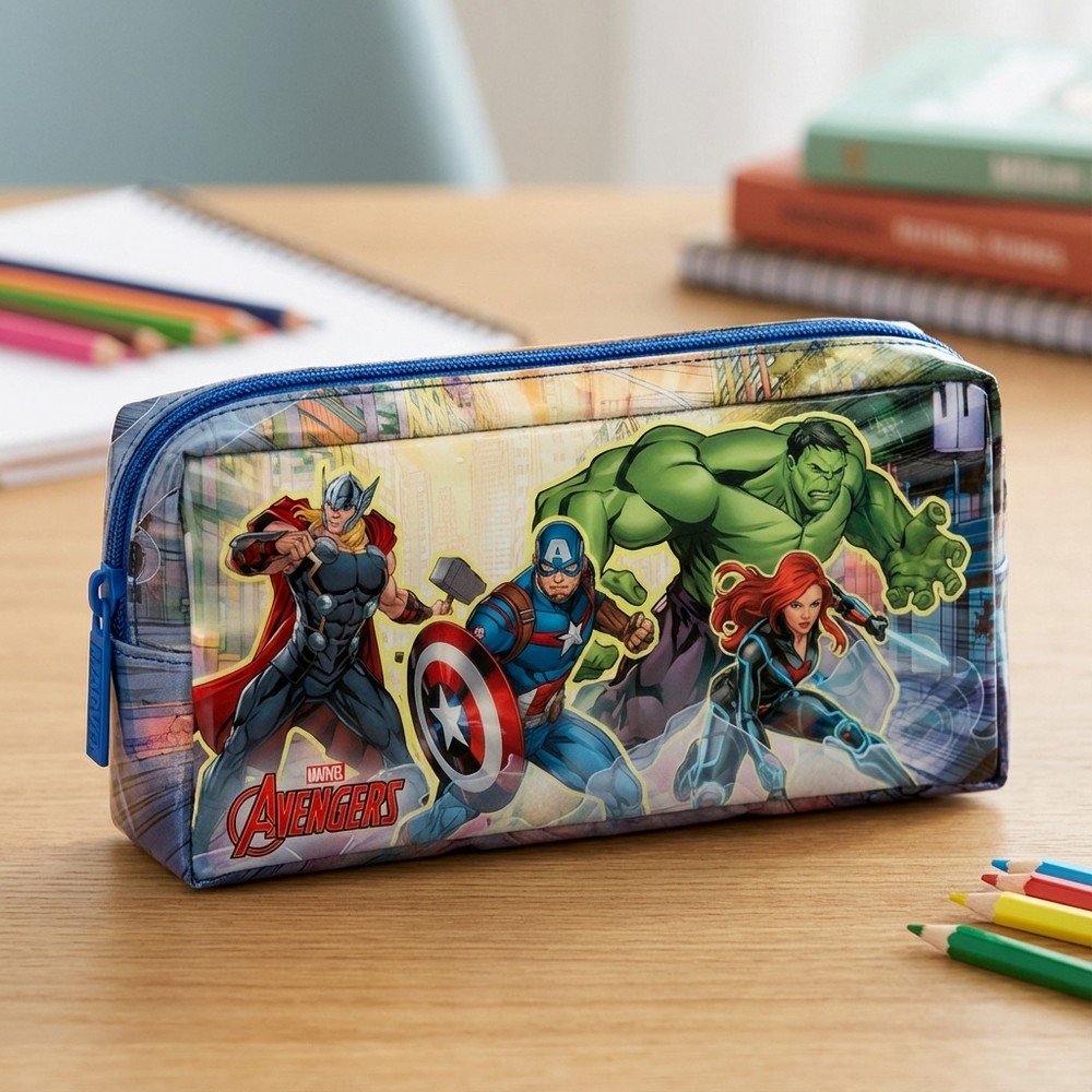 Avengers Penalhus Med Lynlås | Avengers Penalhuse - Temashop