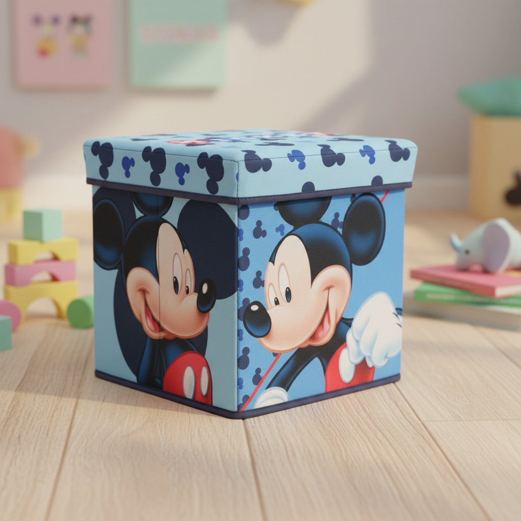Mickey MouseÂ® Legetøjs Opbevaringsboks & Stol