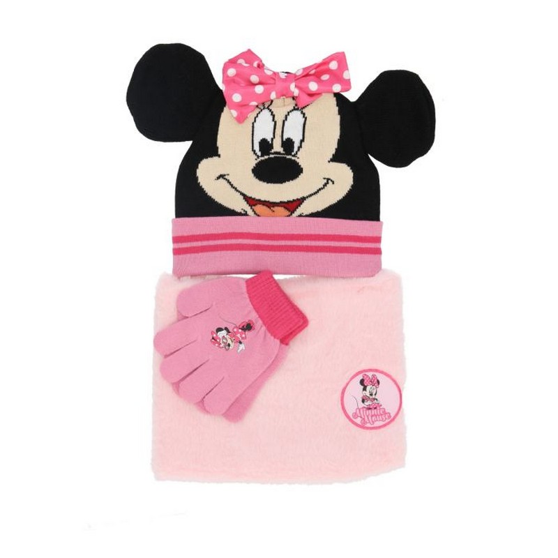 Minnie Mouse Hue, Halstørklæde & Handsker | Minnie Mouse Hat / Hue / Hjelm - Temashop