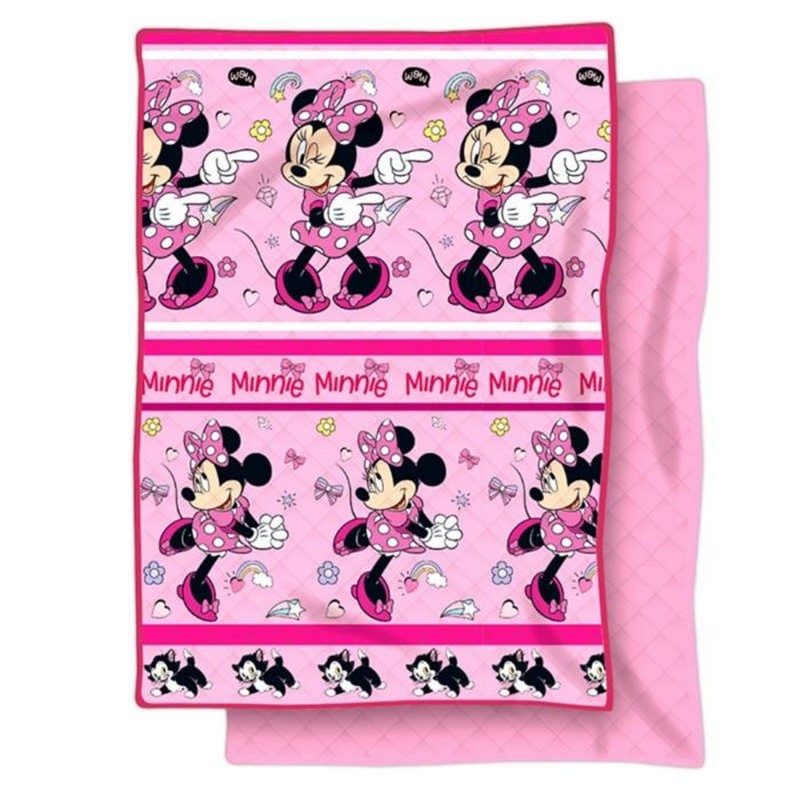 Minnie Mouse Sengetæppe Lyserød (0.5 x 150 x 250 cm) | Minnie Mouse Sengetøj - Temashop