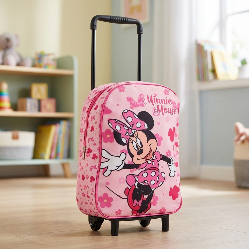Minnie Mouse Trolley Rygsæk Lyserød (31 x 24 x 10 cm) | Minnie Mouse Taske / Pung - Temashop