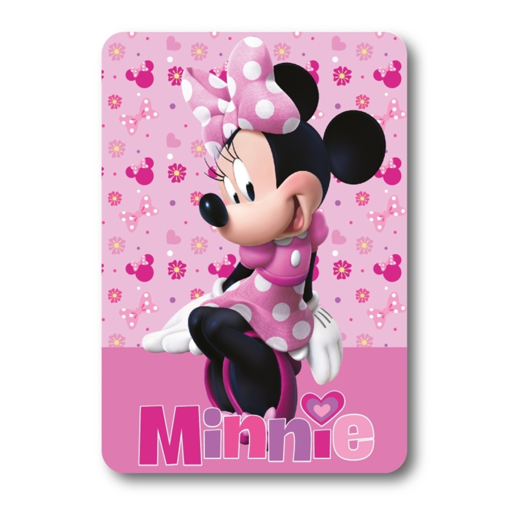 Minnie Mouse Fleecetæppe (140 x 100 cm) | Minnie Mouse Tæpper - Temashop