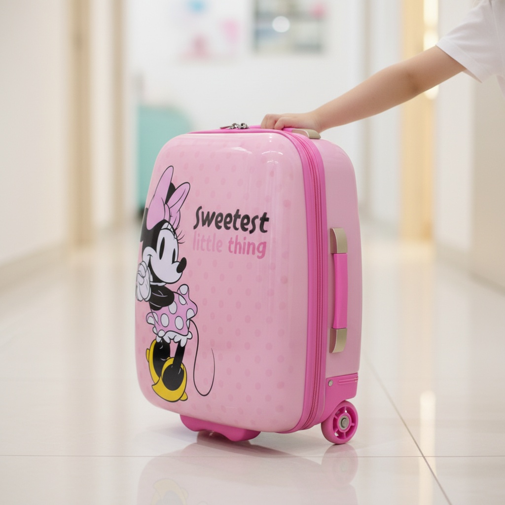 Minnie Mouse Trolley Kuffert Lyserød (29 L) | Minnie Mouse Taske / Pung - Temashop