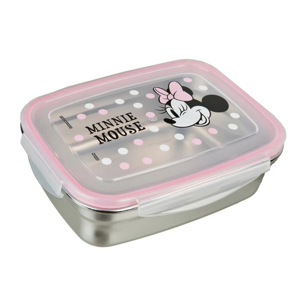 Minnie Mouse Madkasse Rustfri Stål (30 x 35 x 12,5 cm) | Minnie Mouse Madkasser - Temashop